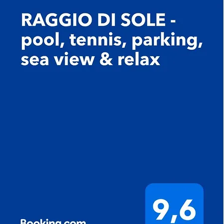Raggio Di Sole - Pool, Tennis, Parking, Sea View & Relax *